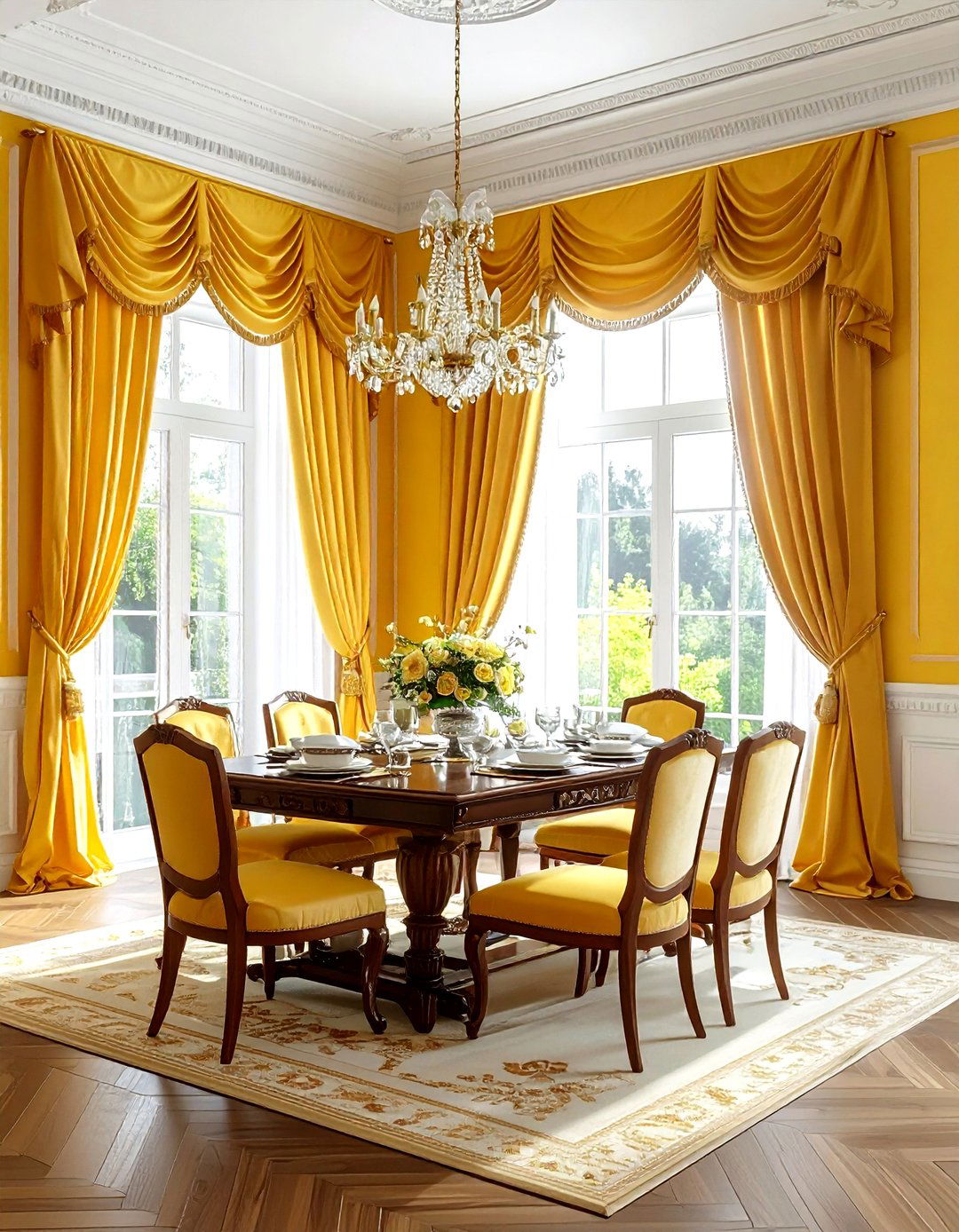 Yellow Clawfoot Tub - 30 yellow bathroom decor ideas