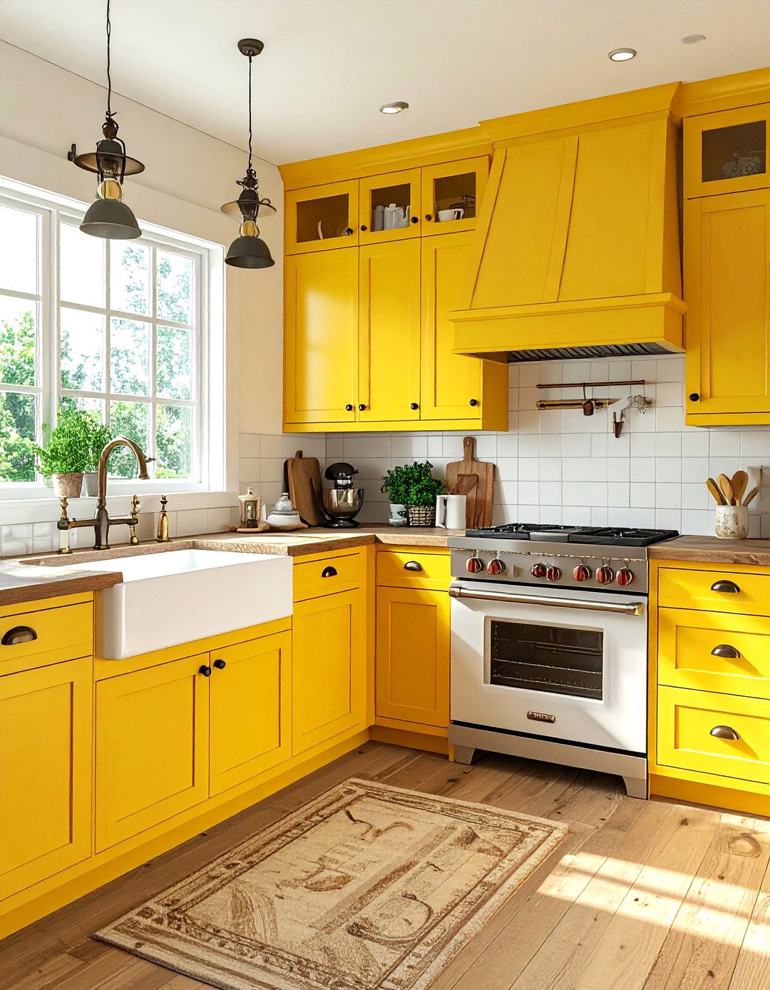 Yellow Farmhouse Kitchen - 30 yellow decor ideas