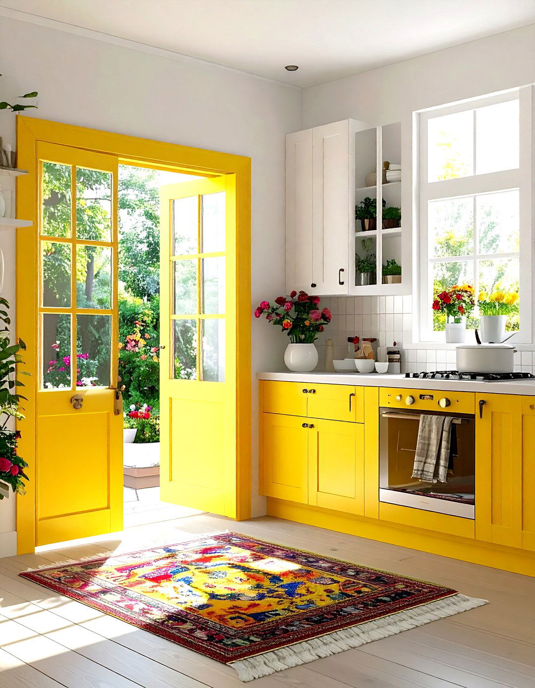 Yellow Kitchen Dutch Door - 30 kitchen Dutch door ideas