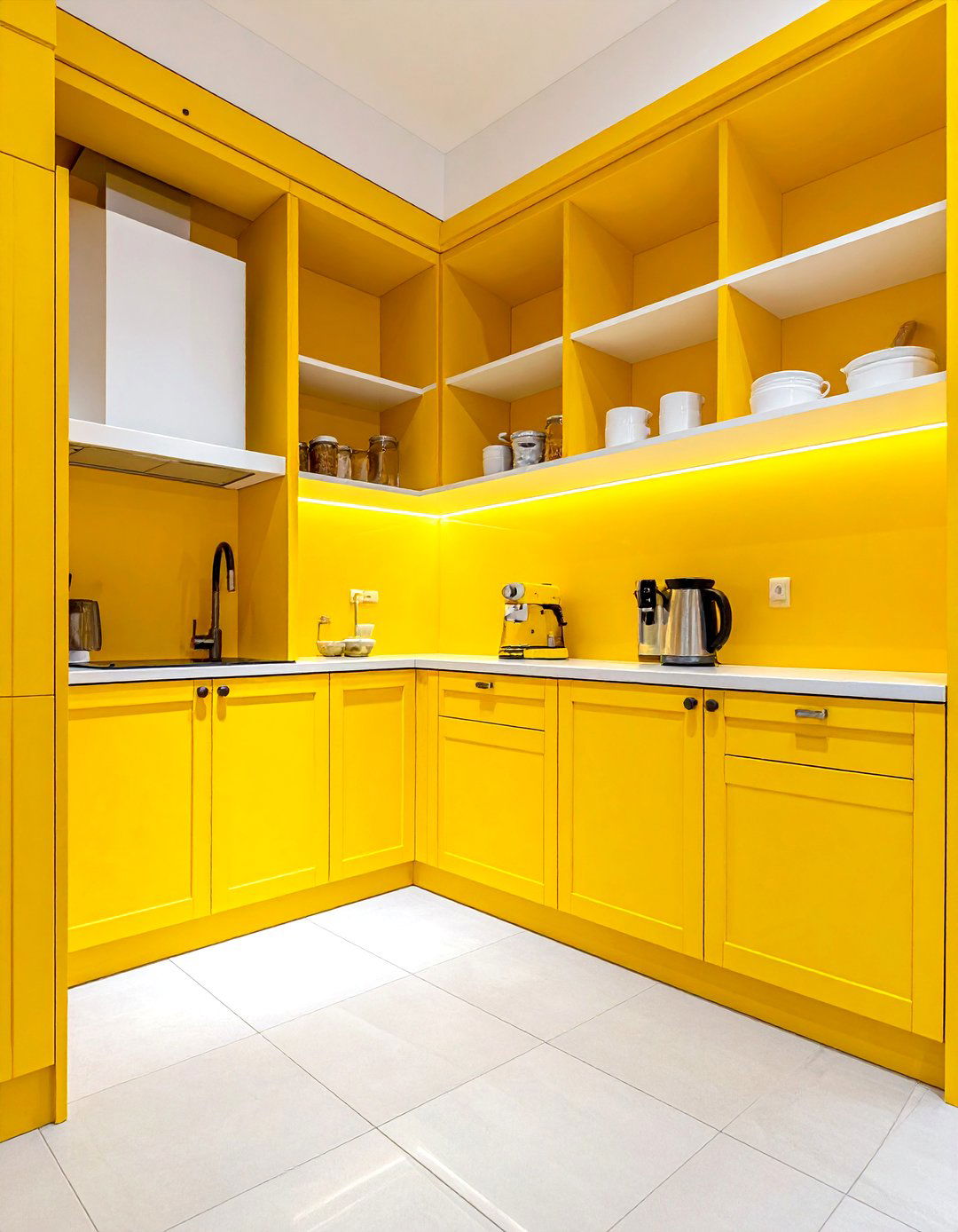 Yellow Kitchen Pantry - 30 yellow kitchen ideas