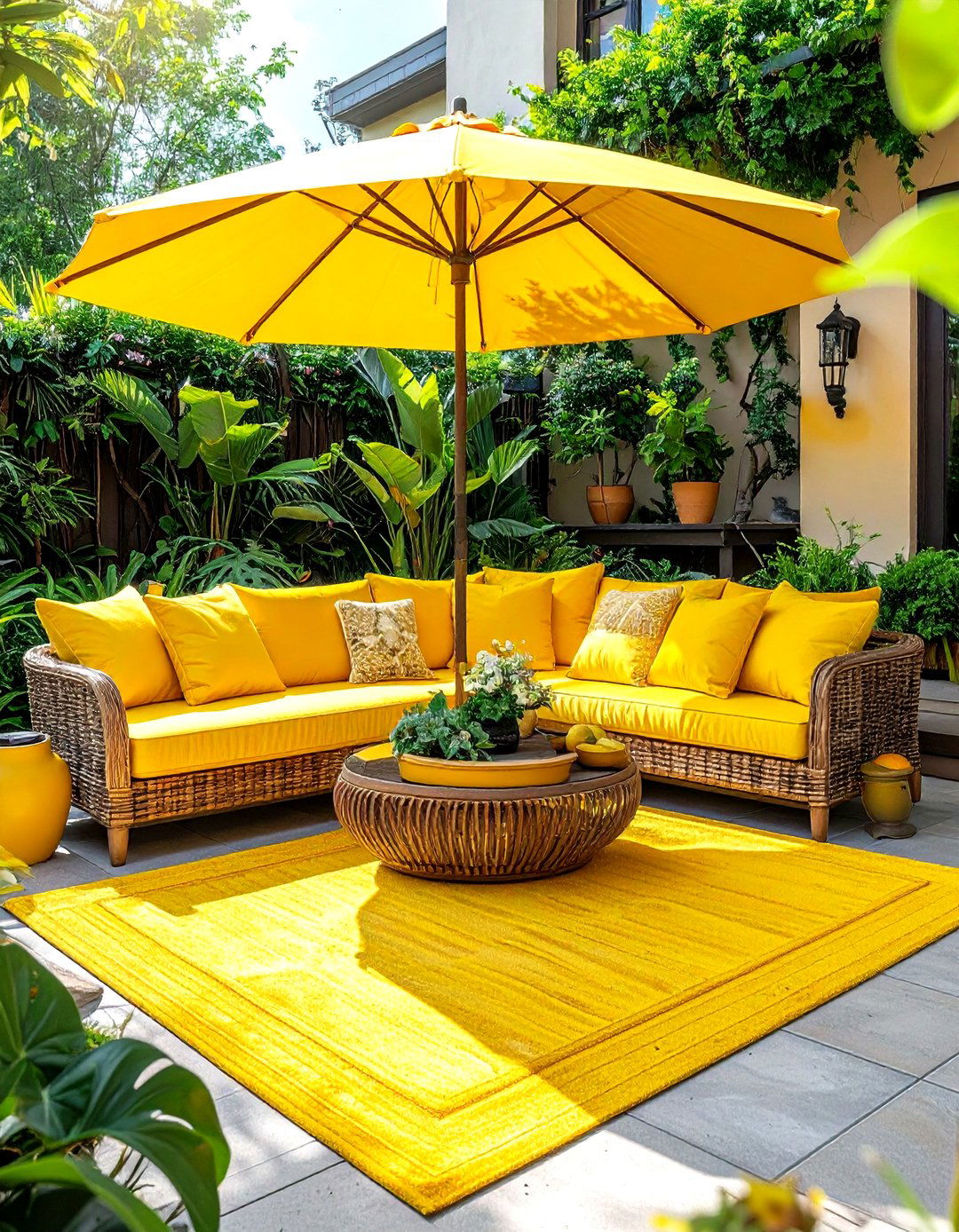 Yellow Patio Decor - 30 yellow decor ideas