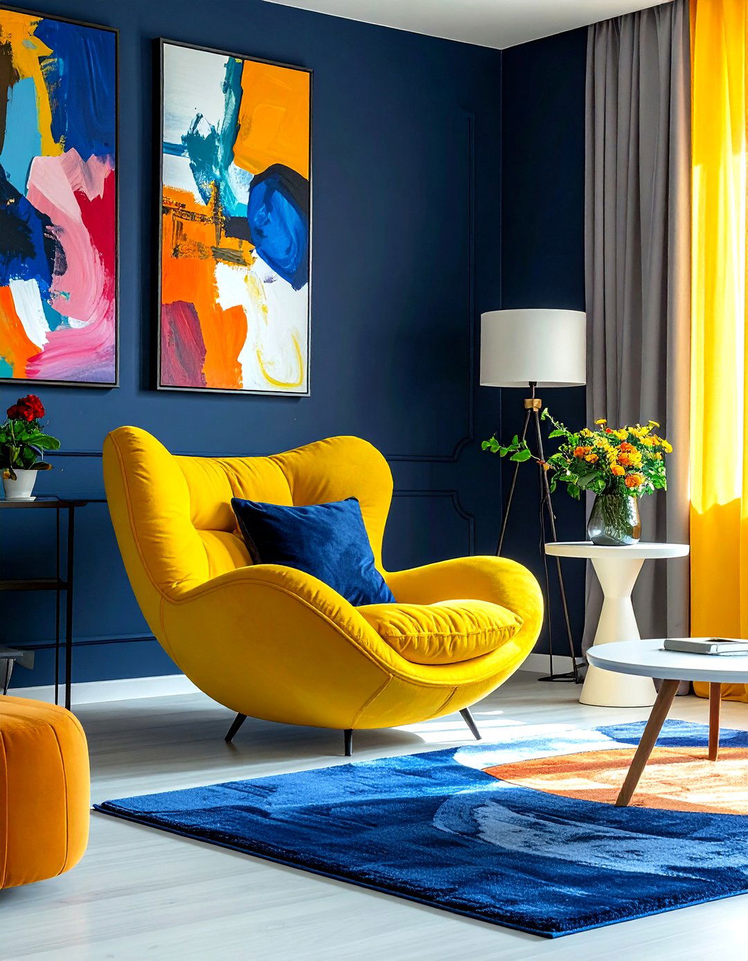 Yellow Womb Chair Living Room - 30 living room womb chair ideas