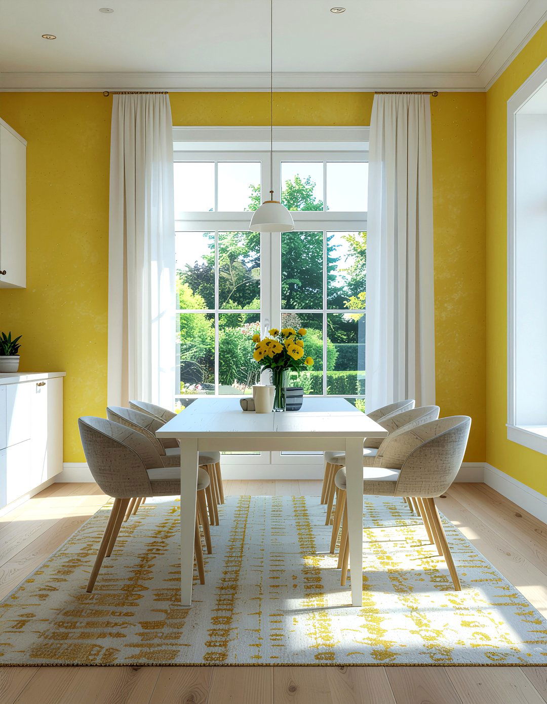 Yellow grasscloth wallpaper dining room - 30 grasscloth wallpaper dining room ideas