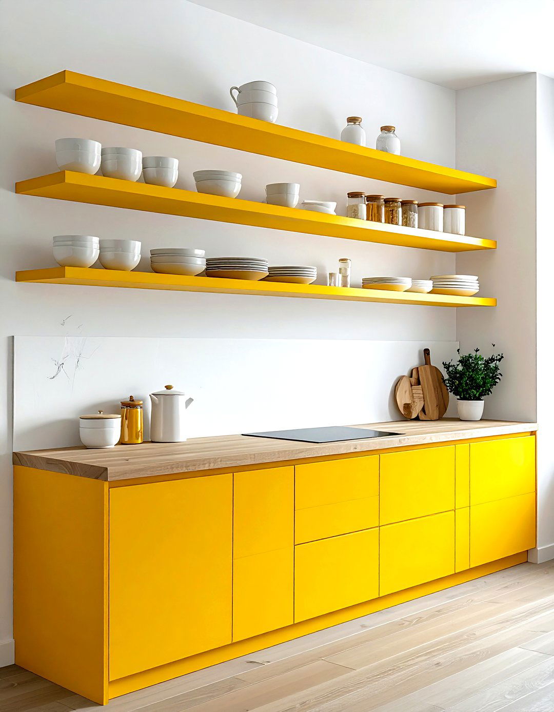 30 Fresh Yellow and White Kitchen Ideas for a Clean Look