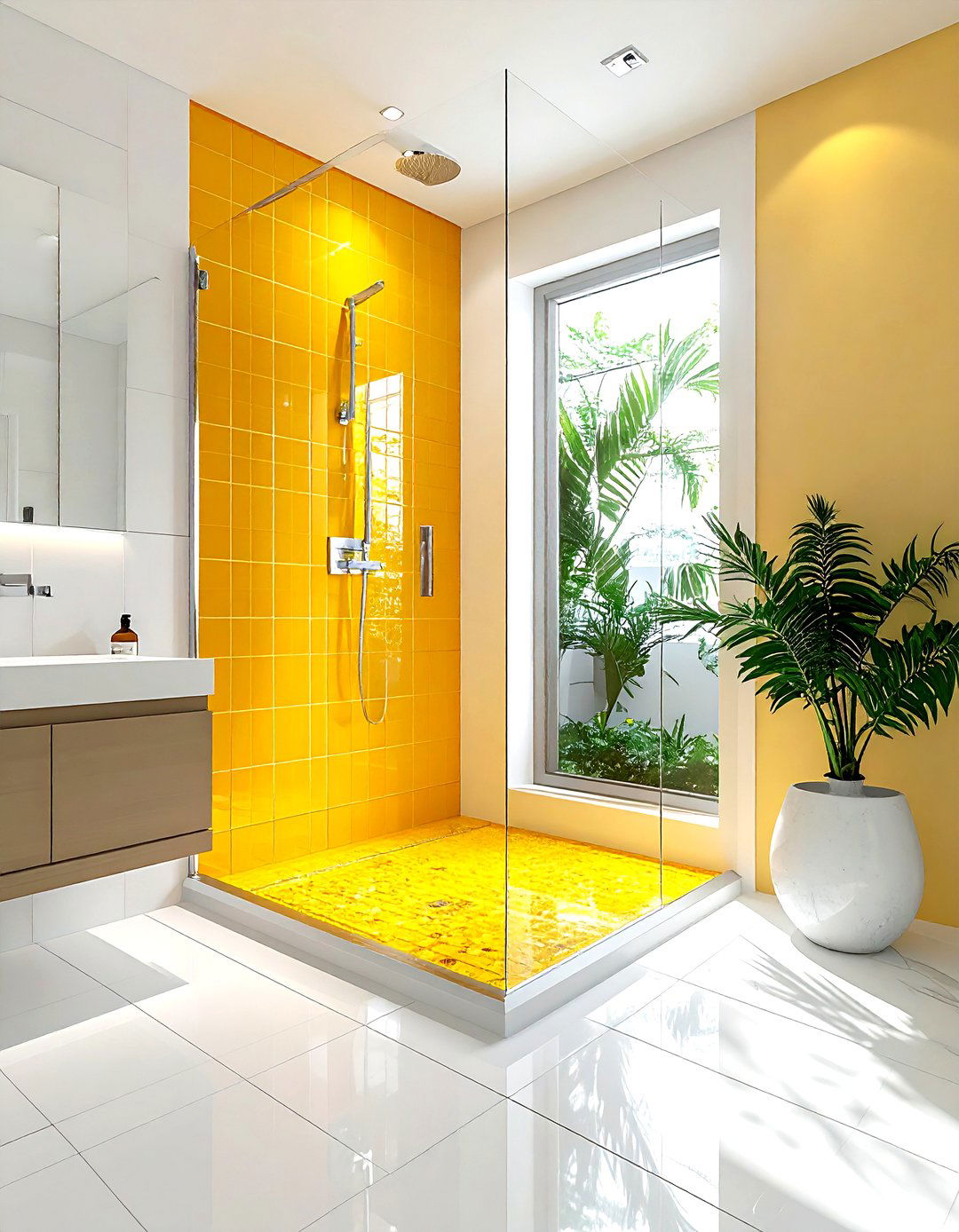 30 Stunning Yellow and White Bathroom Ideas for Your Home