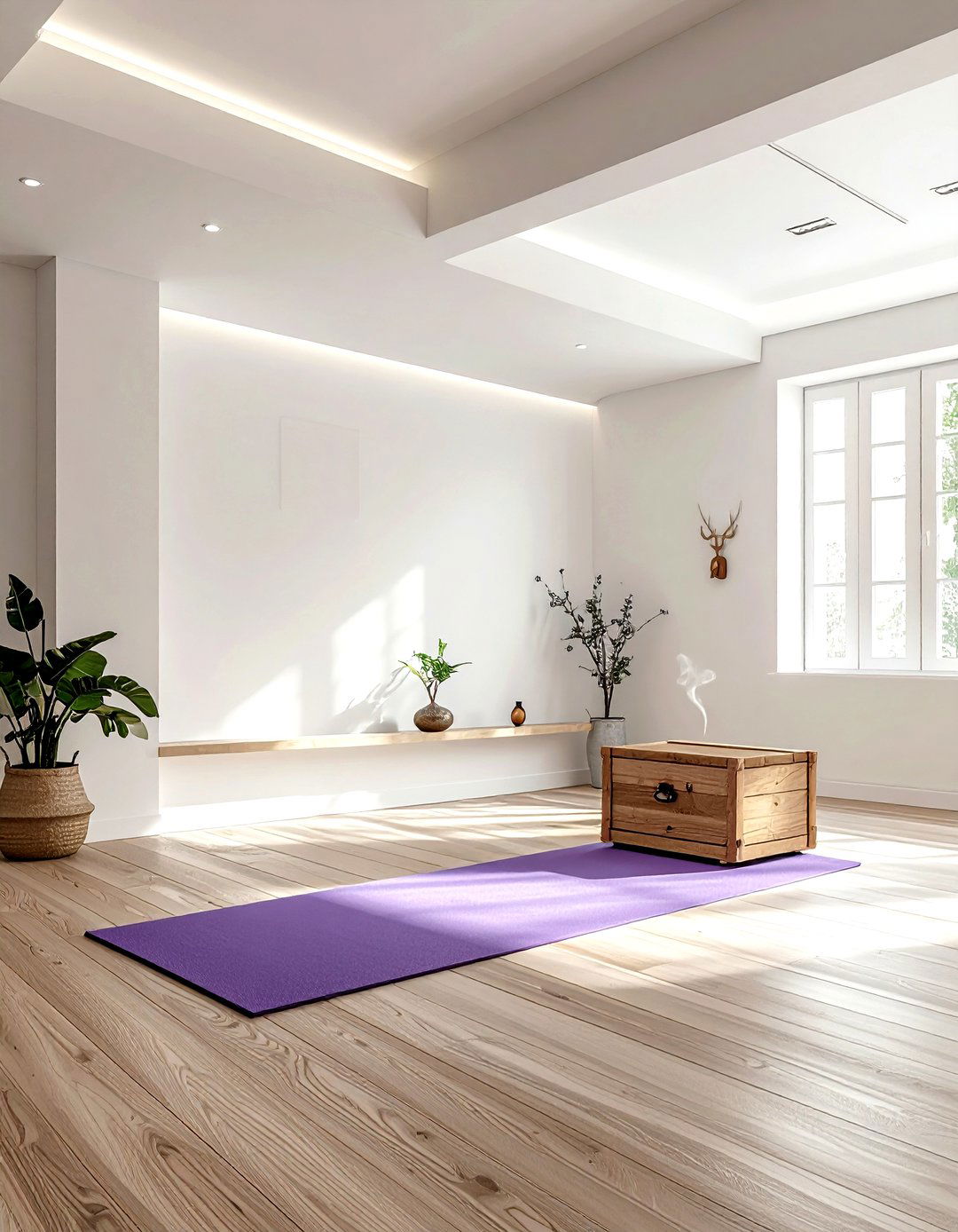 Yoga studio space - 30 bonus room decor ideas