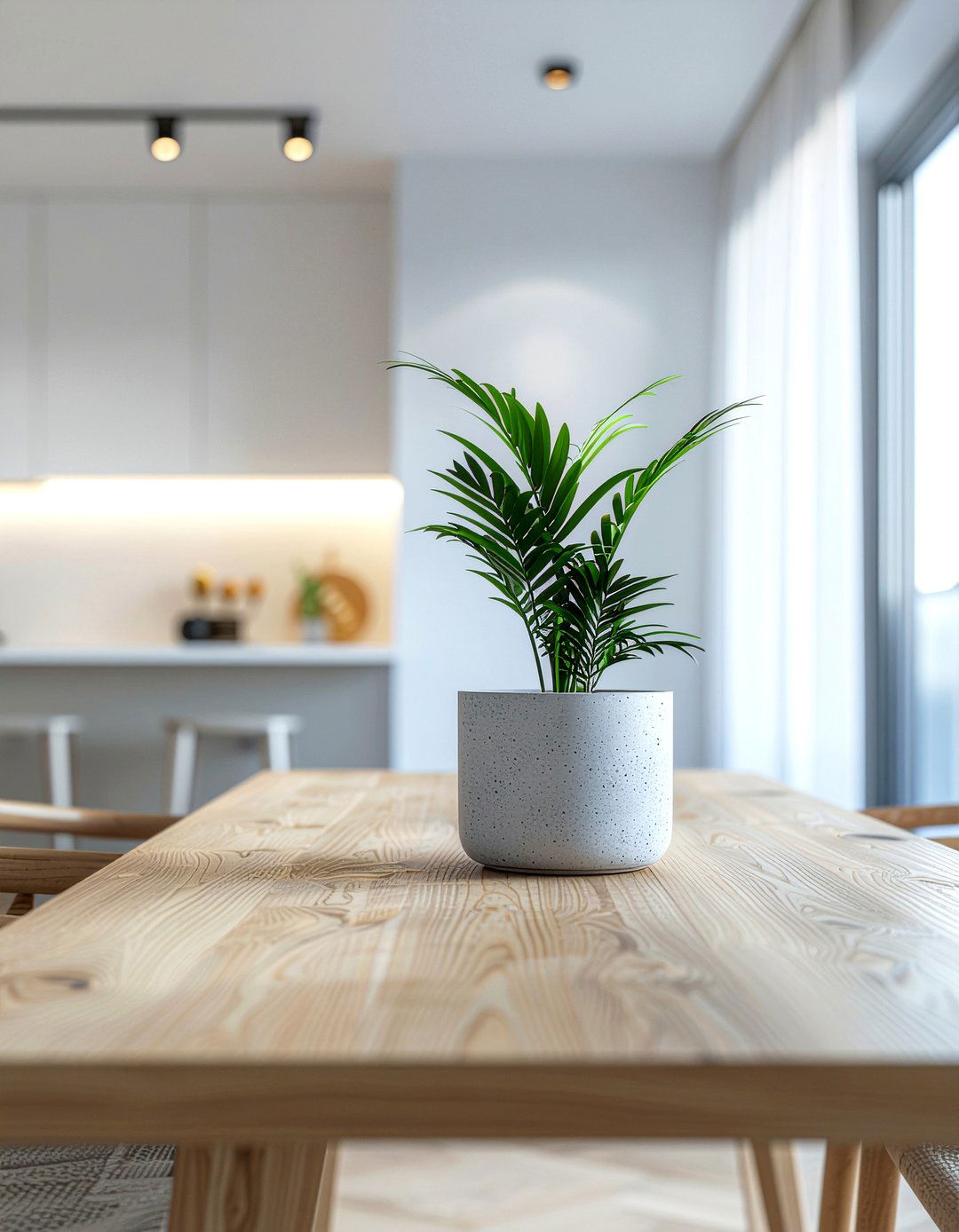 ZZ plant low light dining room - 30 dining room potted plant ideas