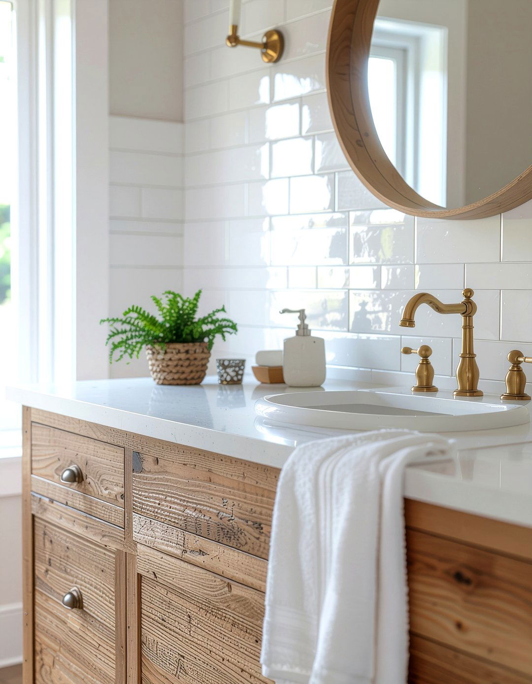 Zellige Tile Backsplash - 30 bathroom emerging trend ideas