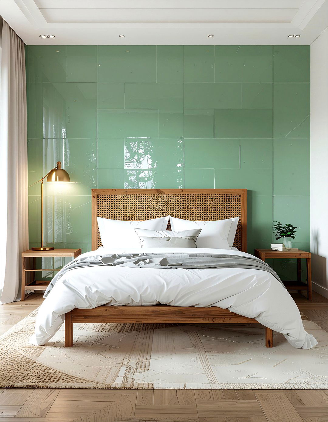 Zellige Wall Tile - 30 bedroom tile ideas