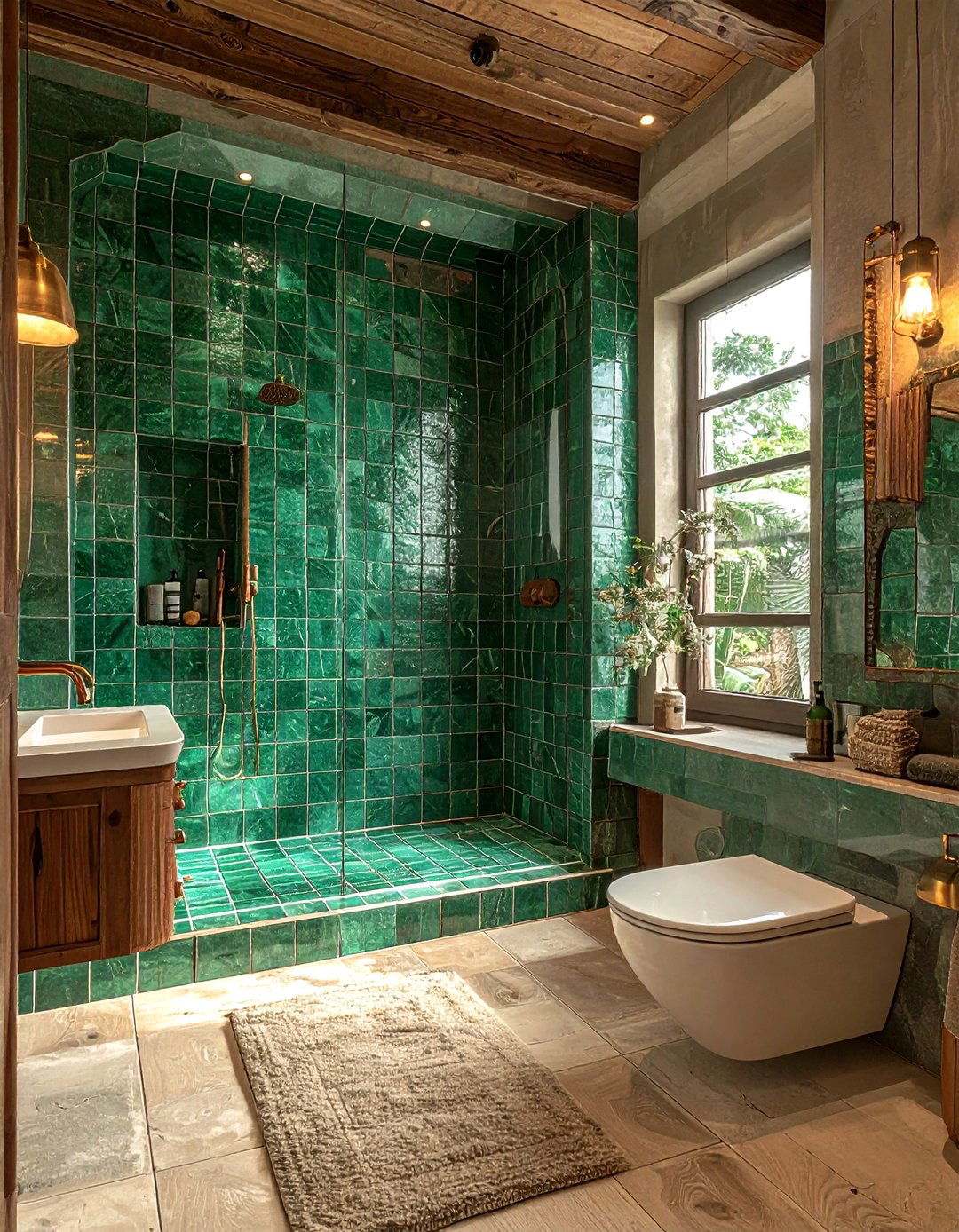 Zellige tile bathroom - 30 parade of homes bathroom ideas