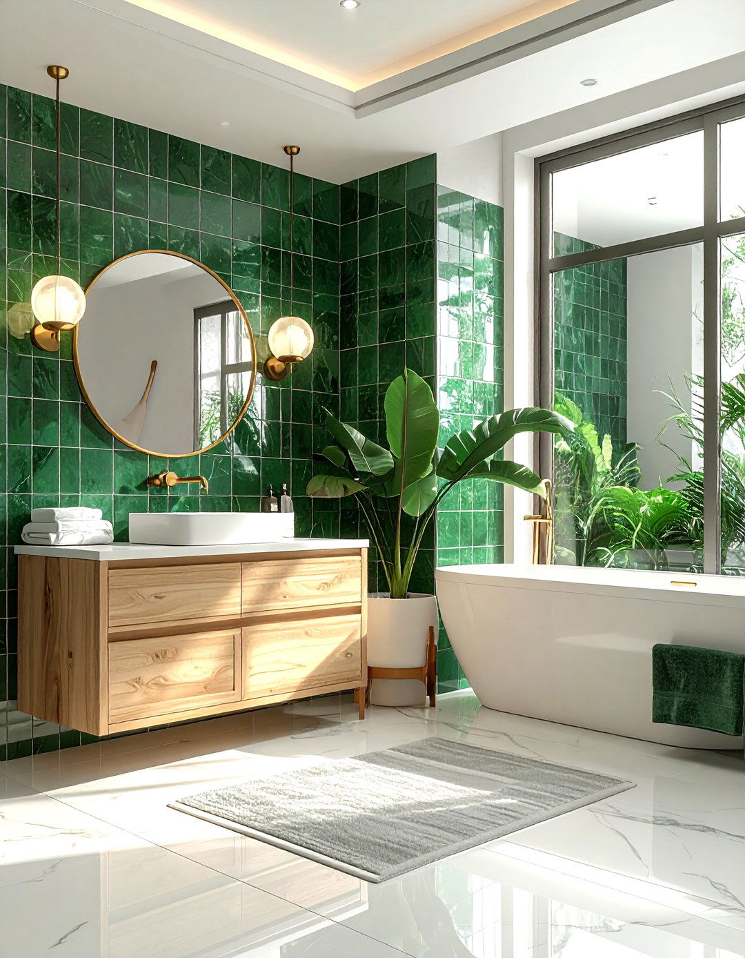 Zellige tile bathroom - 30 stunning bathroom ideas