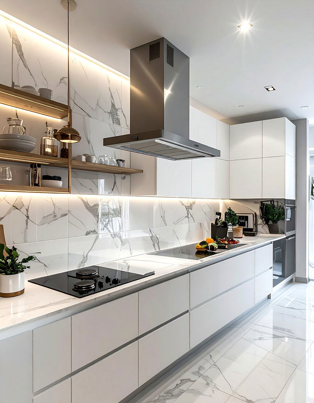 Zellige tile to ceiling - 30 zellige tile kitchen backsplash ideas