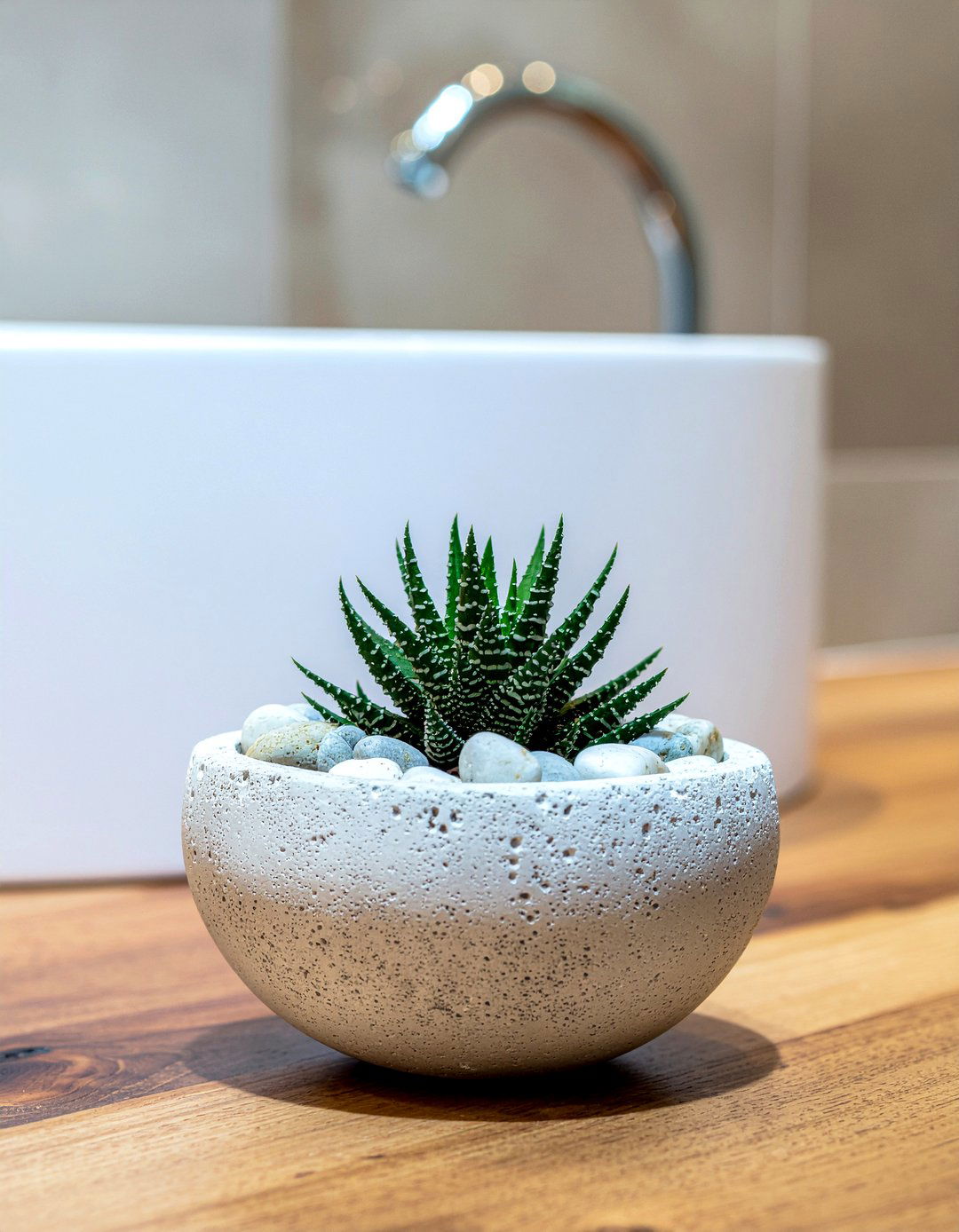 Zen Bathroom Succulent - 30 bathroom succulent ideas