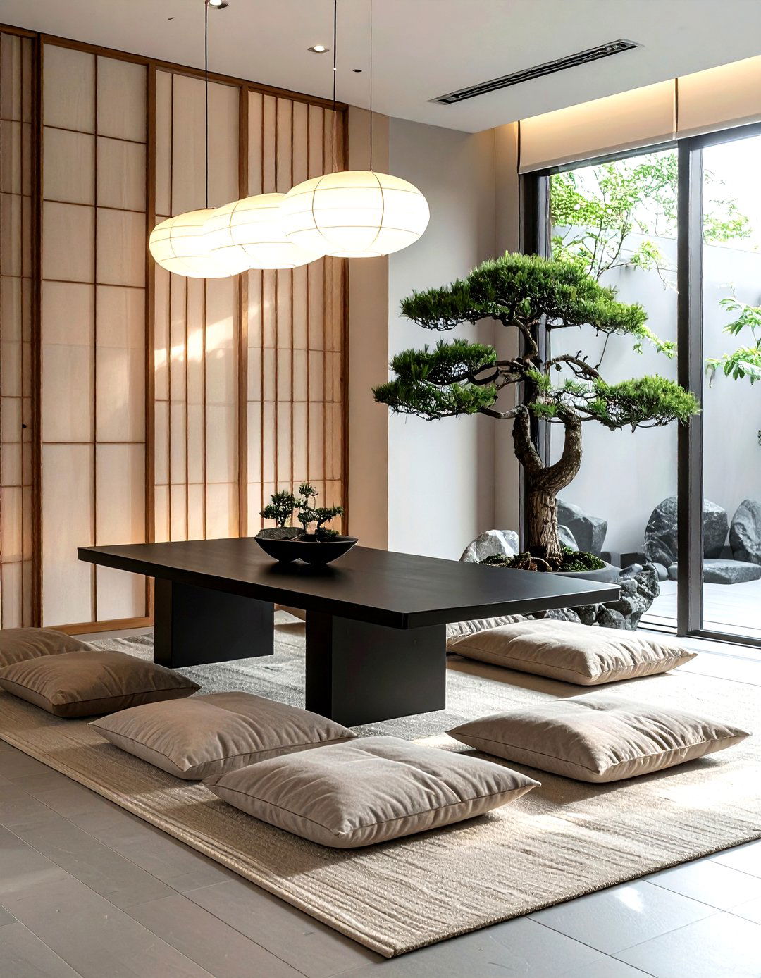 Zen Dining Room - 30 wellness dining room ideas