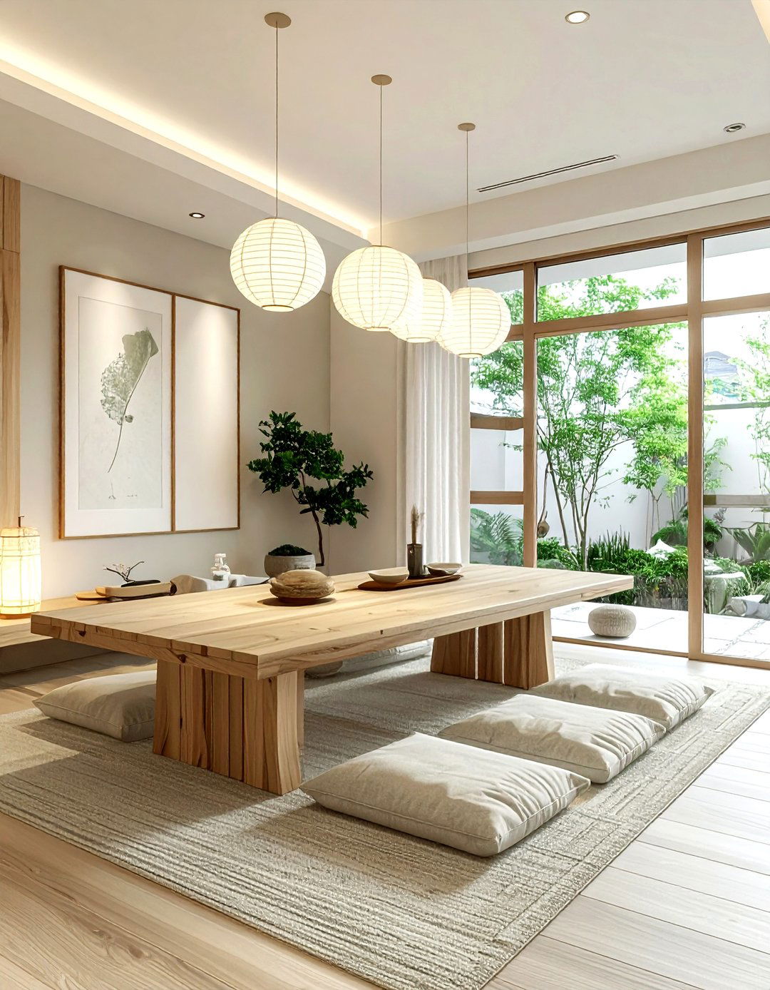 Zen Dining Room - 30 bespoke dining room ideas