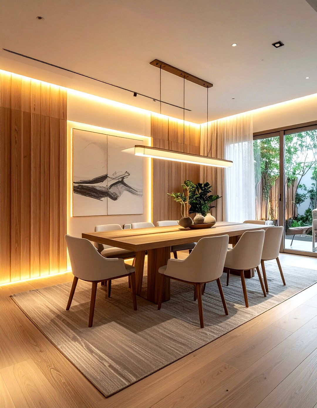 Zen Inspired Dining Room - 30 dining room dimmer ideas