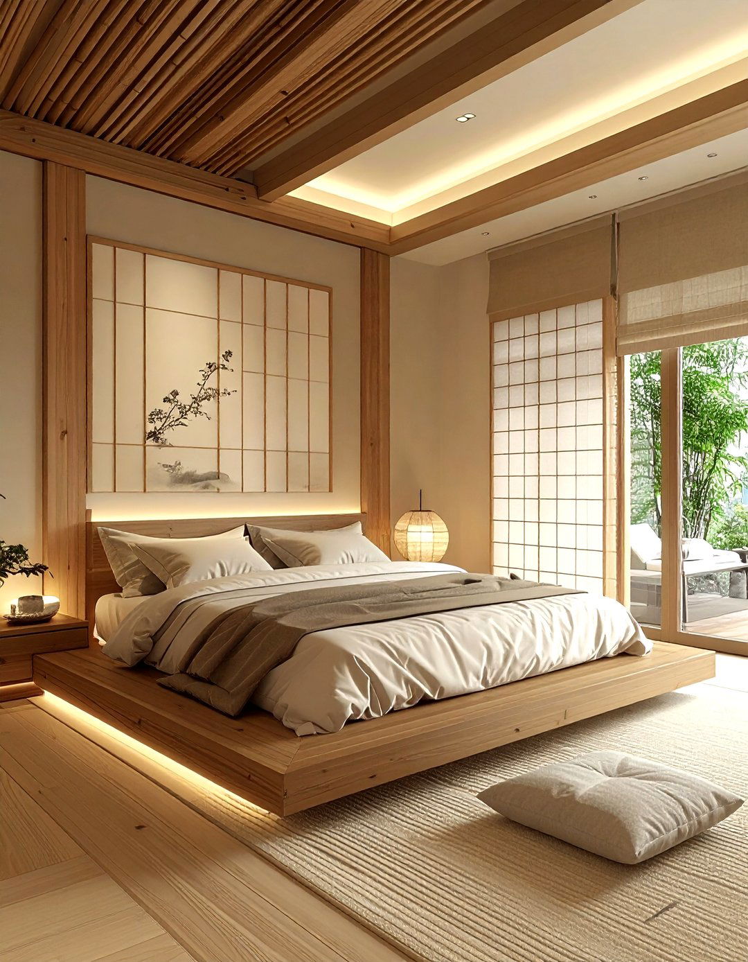 Zen Inspired Master Bedroom - 30 mansion bedroom ideas