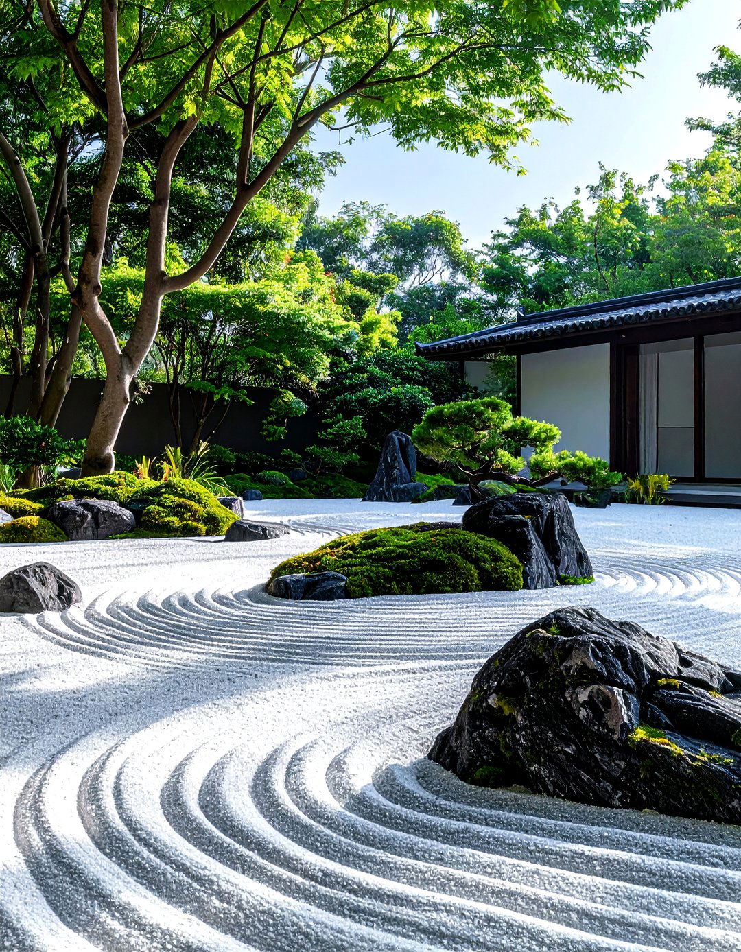 Zen Rock Garden - 30 Japanese minimalist decor ideas
