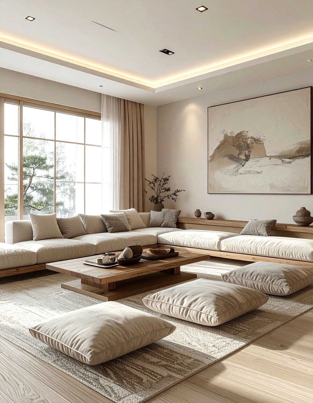Zen living room - 30 living room soft settings
