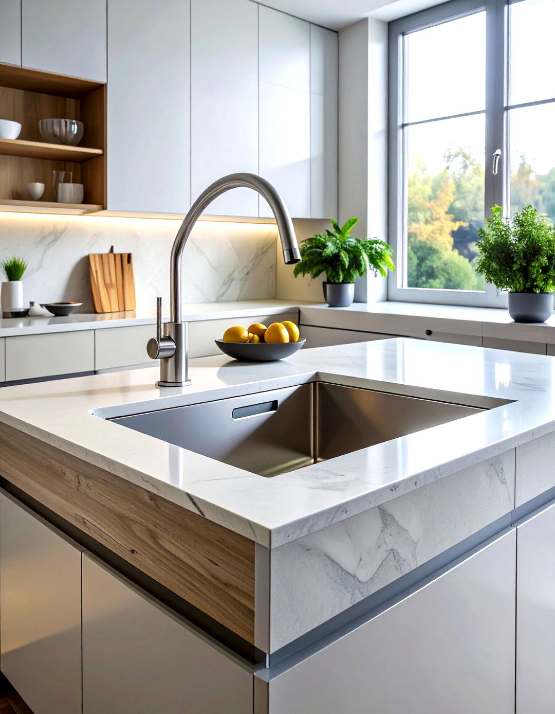 Zero Radius Kitchen Sink - 30 stainless steel sink kitchen ideas