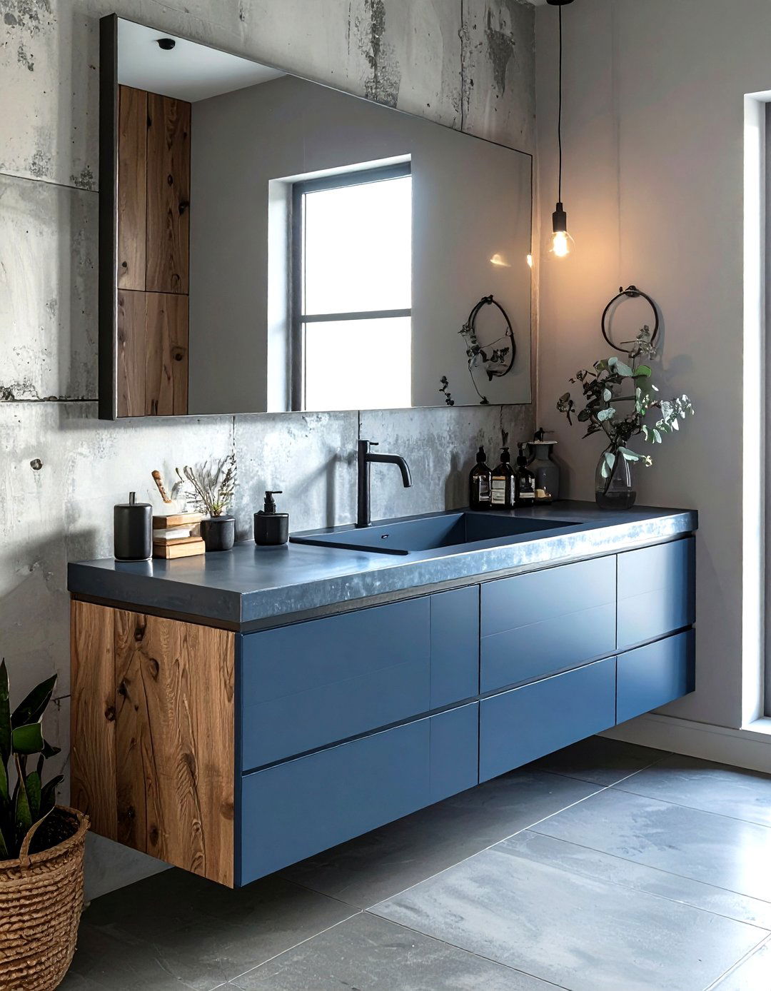 Zinc Bathroom Countertop - 30 metal bathroom ideas