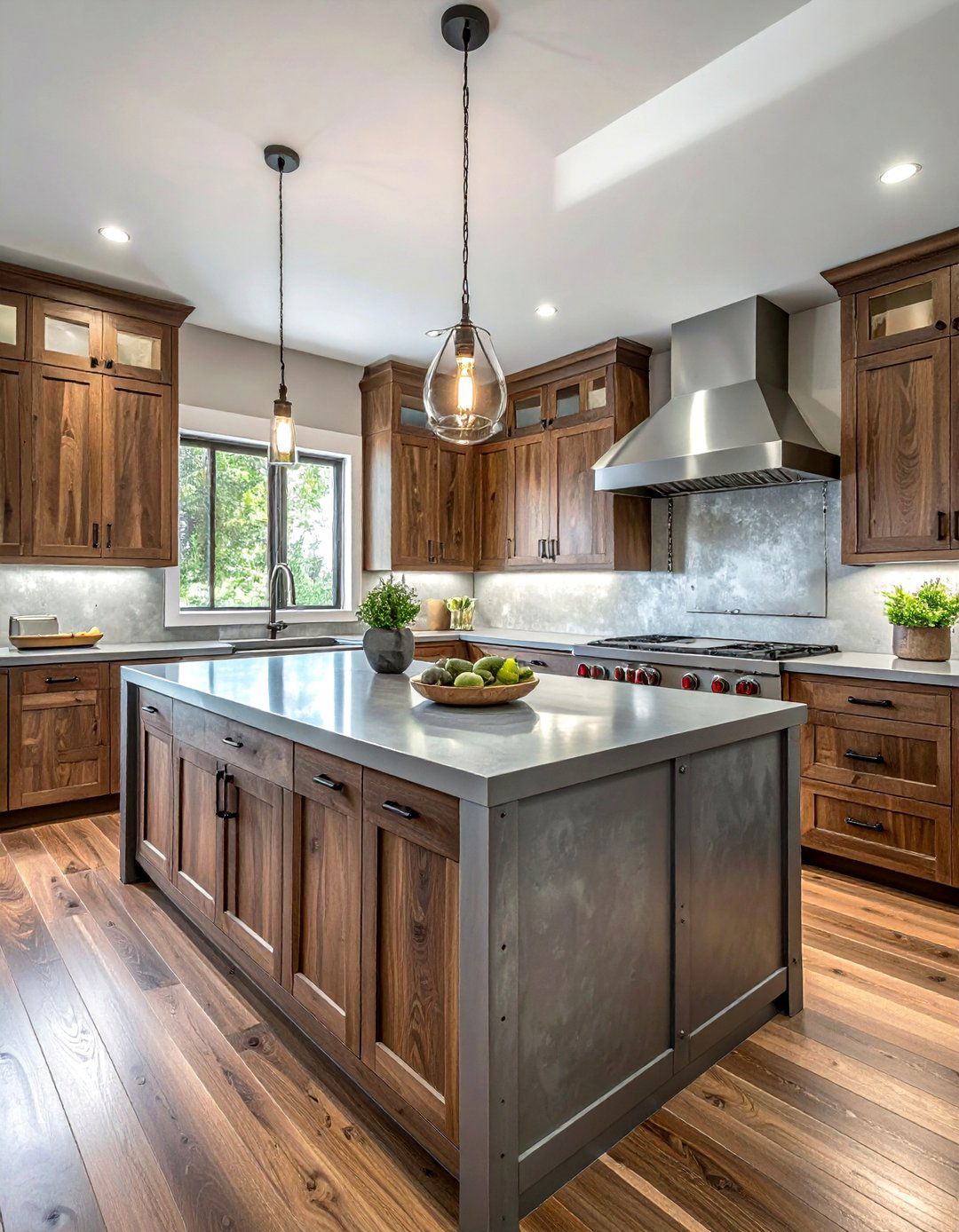 Zinc Countertop Kitchen - 30 metal kitchen ideas