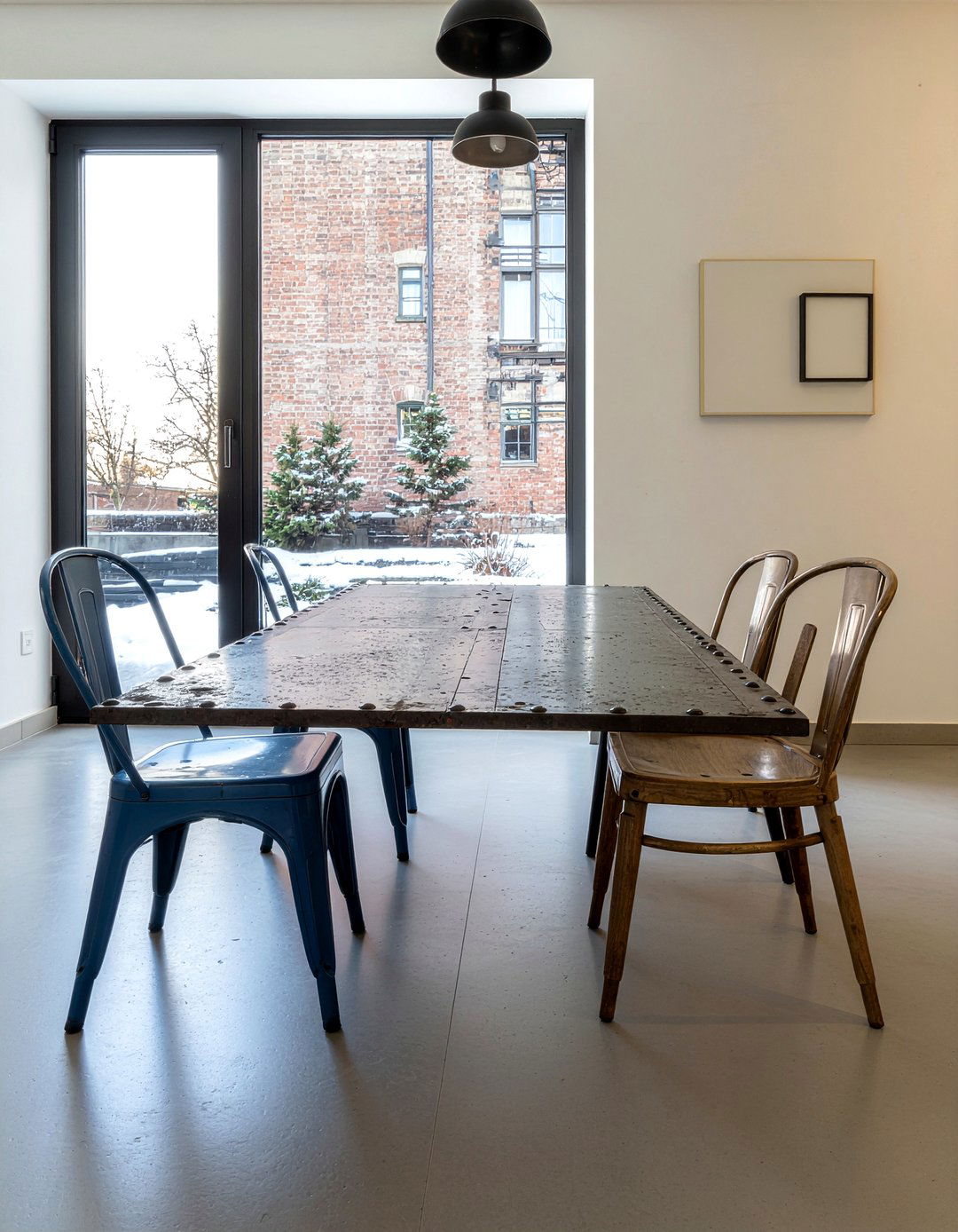 Zinc Metal Top - 30 dining room material ideas