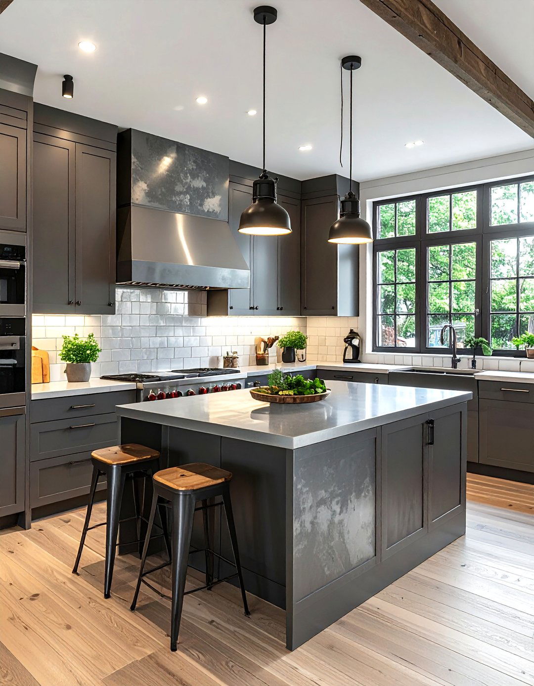 Zinc Sheet Countertop - 30 DIY kitchen countertop ideas