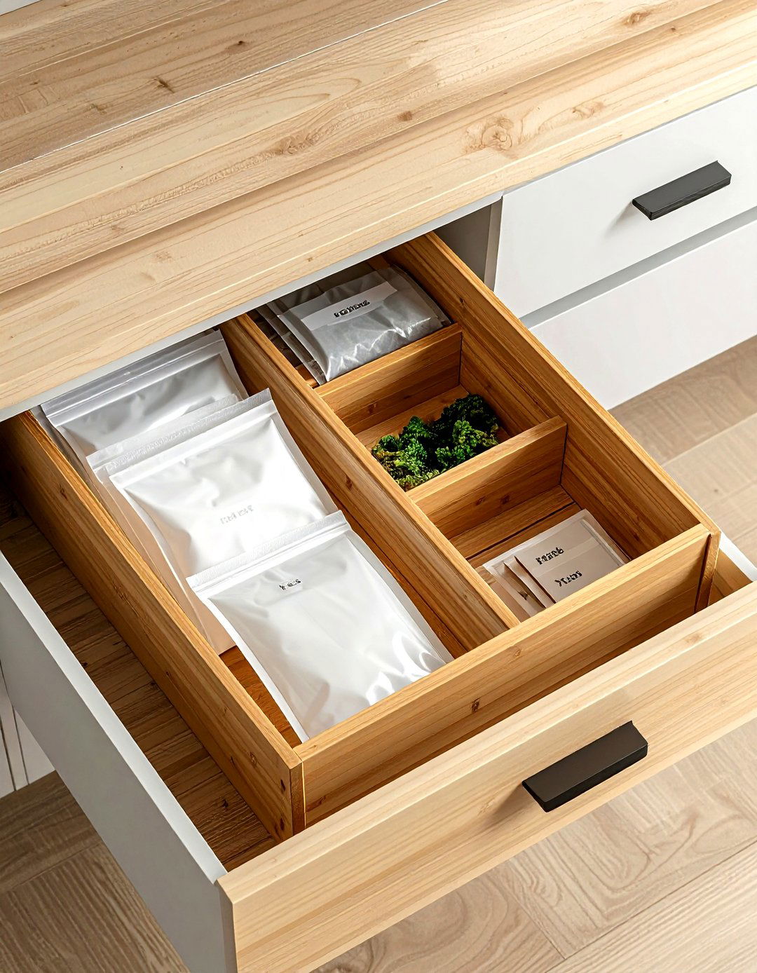 Ziploc Bag Organizer For Drawer - 30 kitchen organization hacks