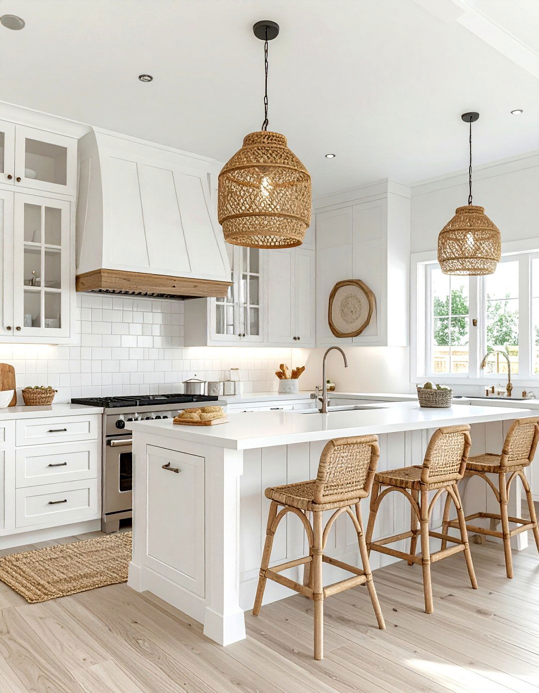 coastal white kitchen decor - 30 all white kitchen ideas