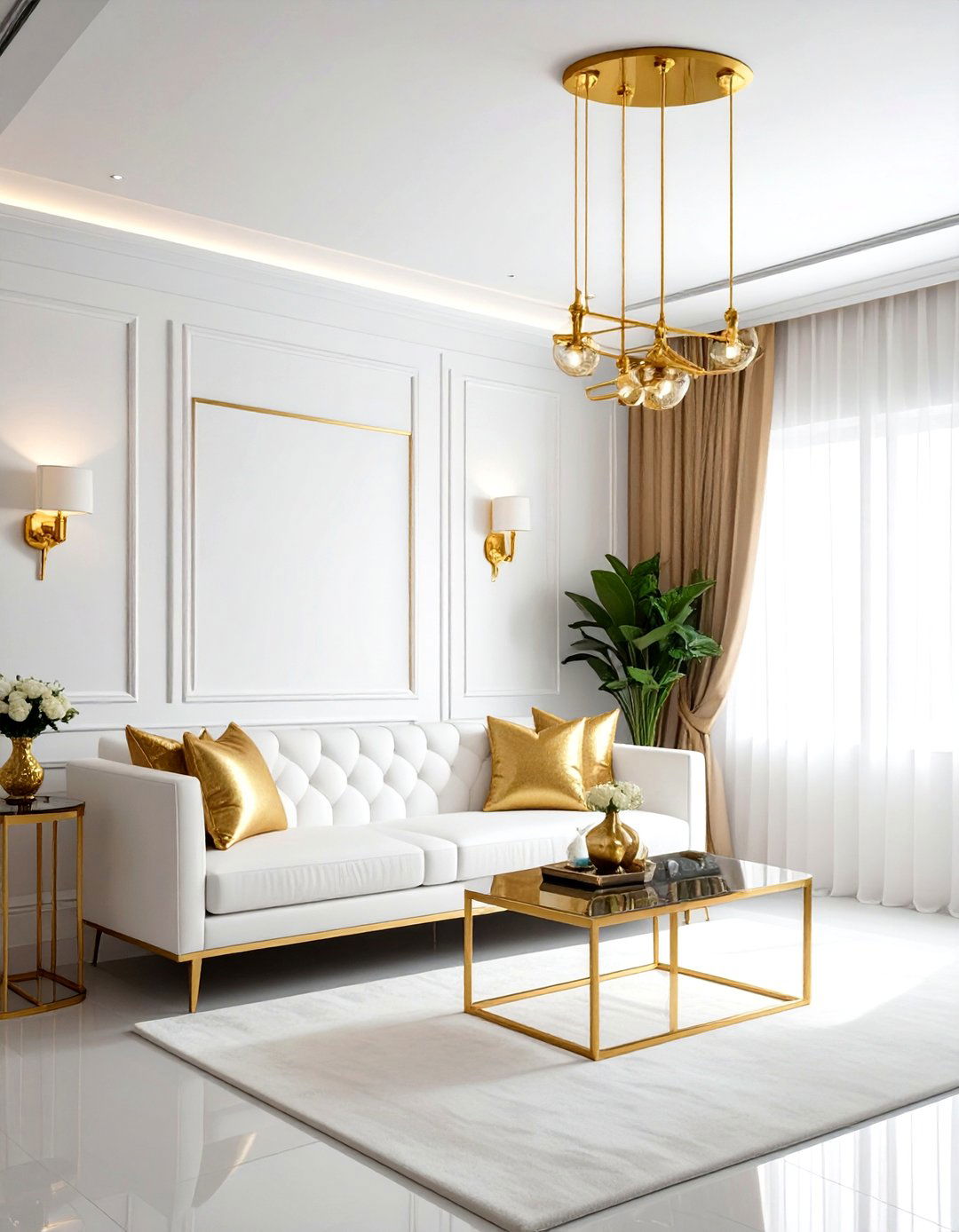 gold track lighting fixture - 30 living room track lighting ideas