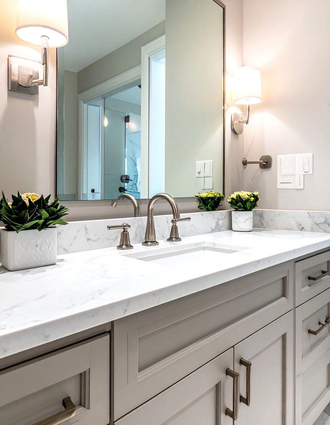 hole bathroom faucet - 30 brushed nickel faucet ideas