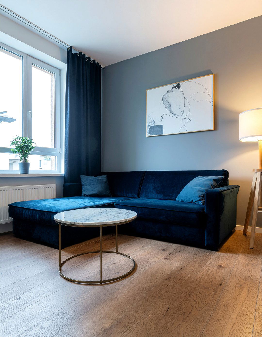 small apartment corner sofa - 30 studio apartment living room ideas