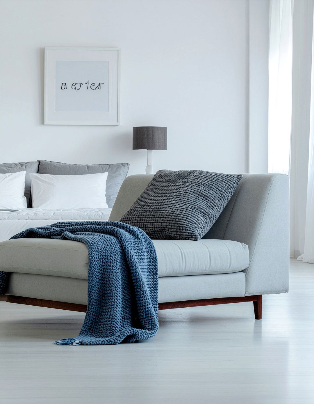 small studio layout with bed and couch - 30 studio apartment living room ideas