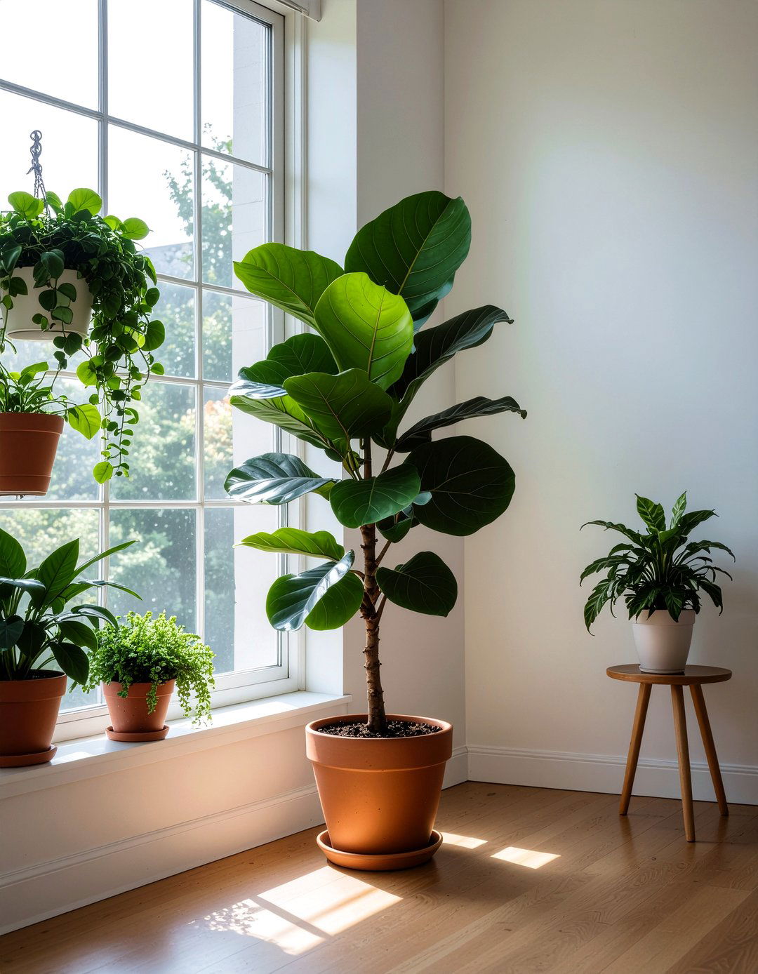 studio apartment plants - 30 studio apartment living room ideas